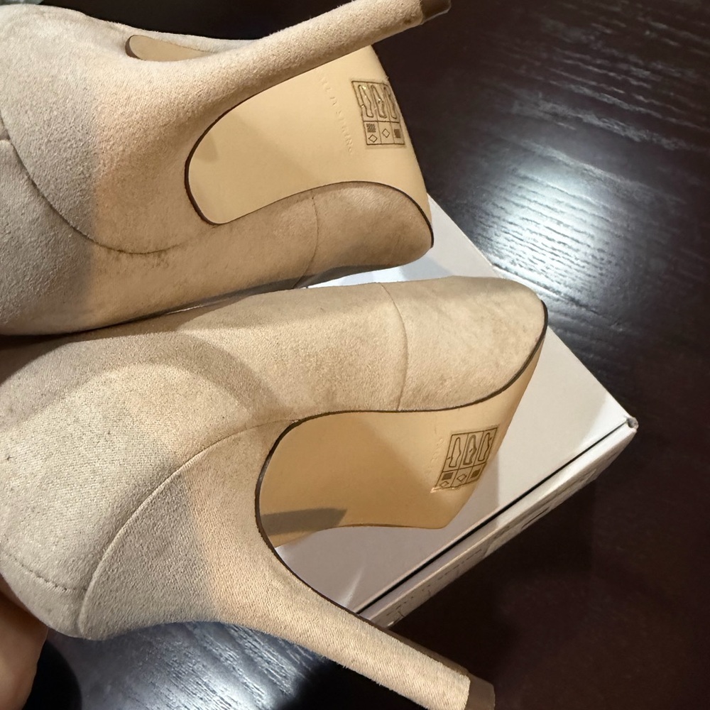 Call It Spring Beige Heels - Picture 4 of 4
